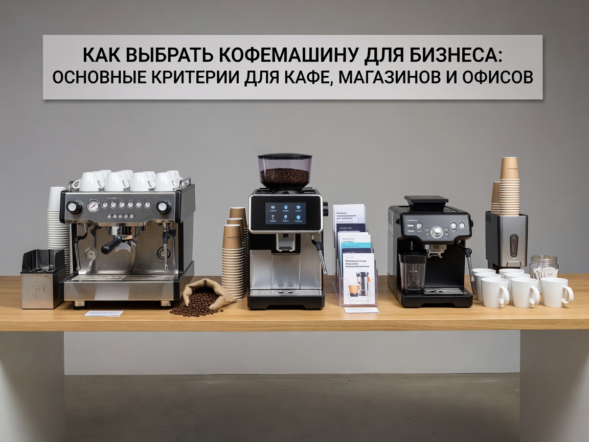 Кофемашины для бизнеса в Москве: как выбрать оборудование